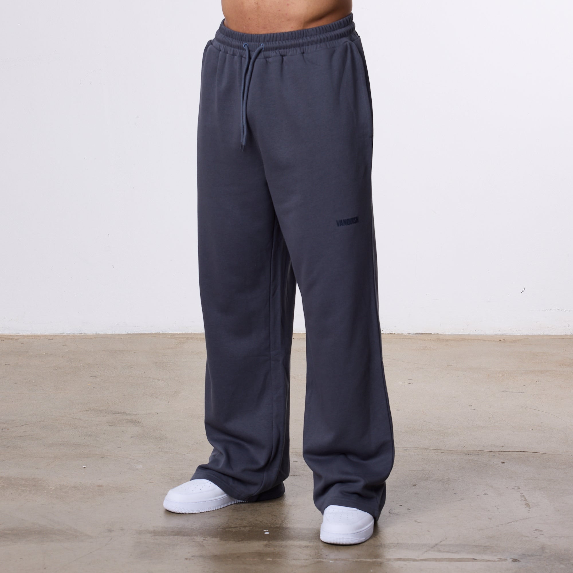 Vanquish Essential Denim Blue Straight Leg Sweatpants