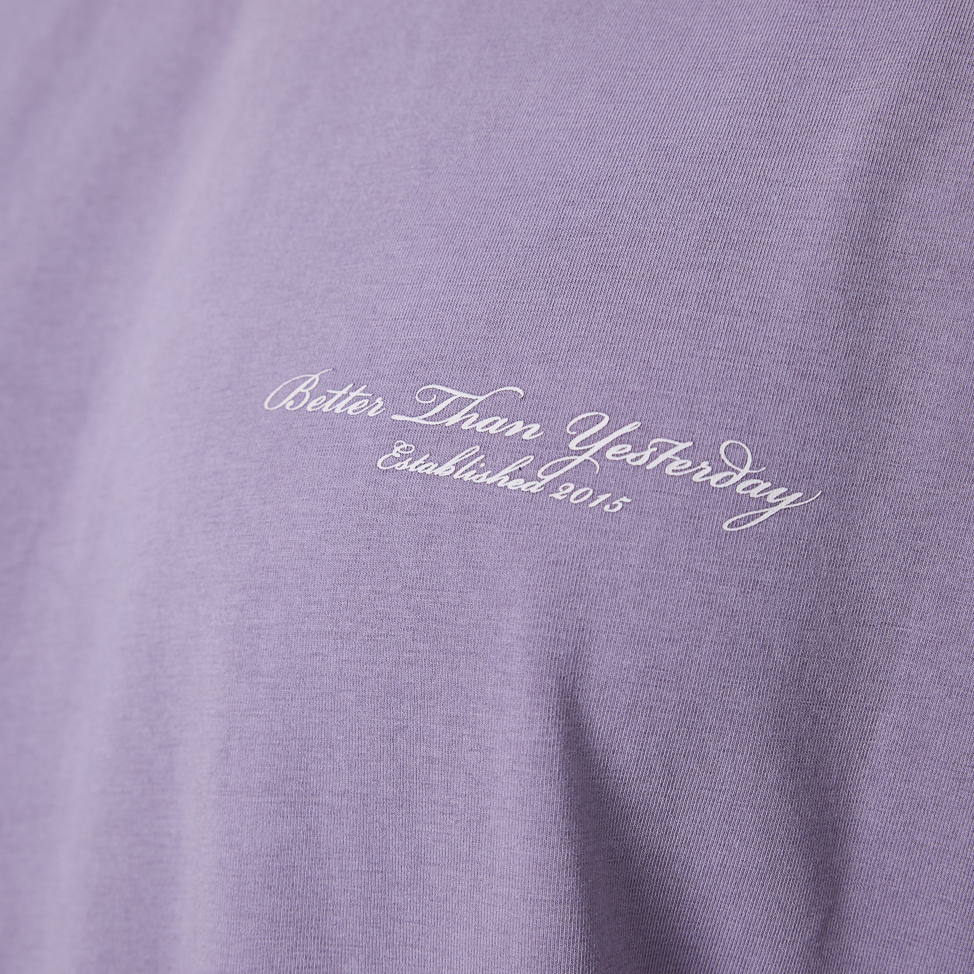 Vanquish Better Than Yesterday Washed Purple Oversized T-Shirt