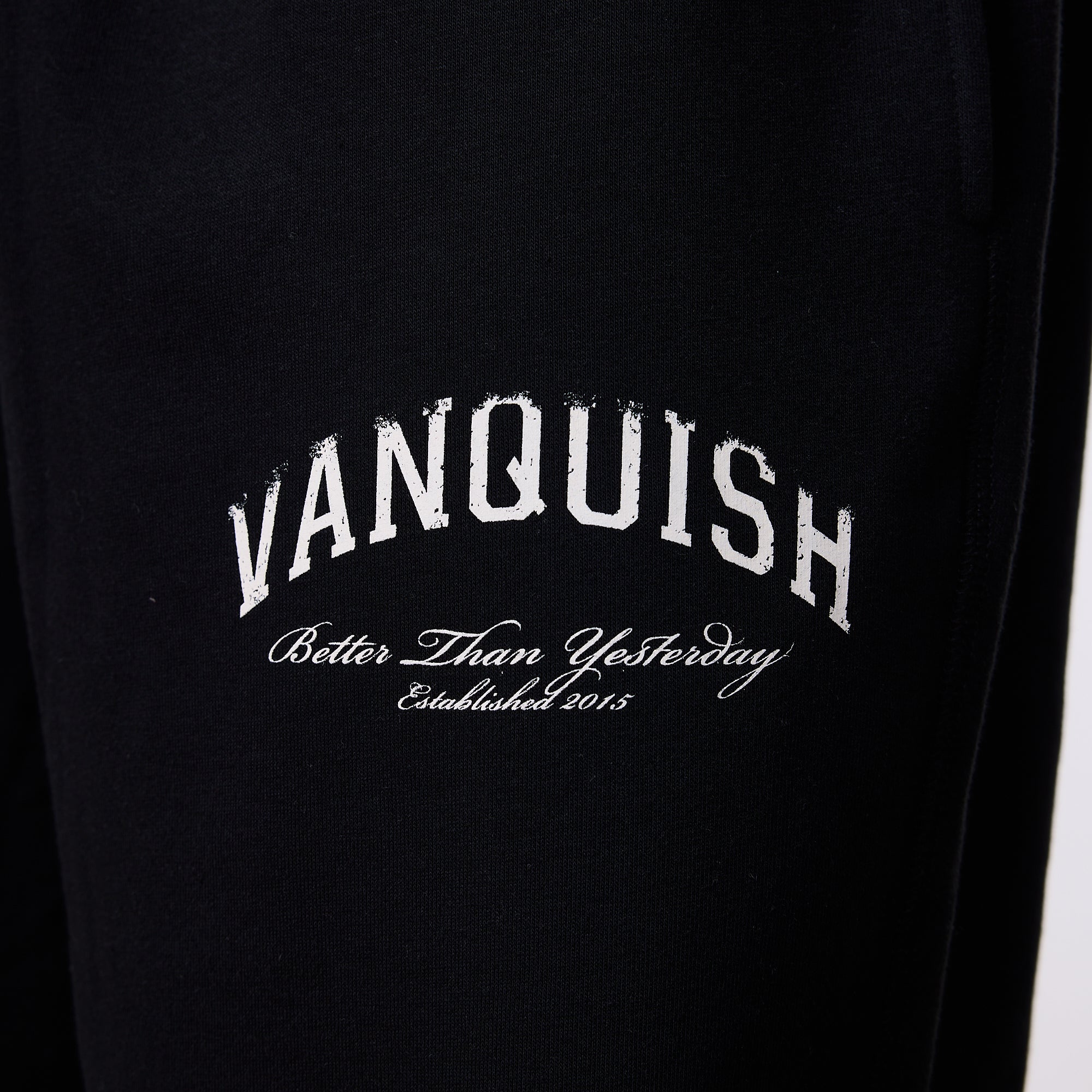 Vanquish Better Than Yesterday Black Oversized Sweatpants