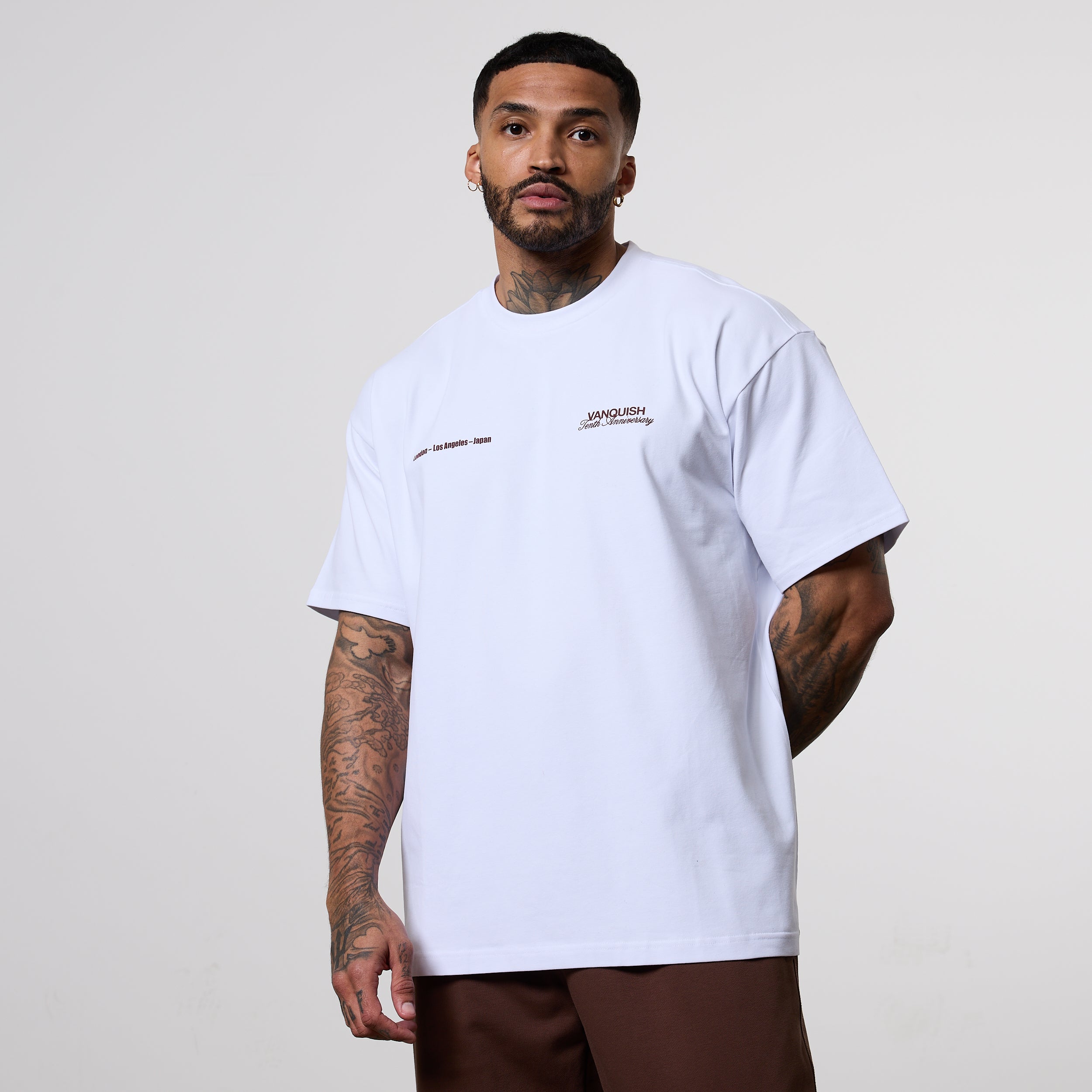 Vanquish TSP Anniversary White Oversized T-Shirt