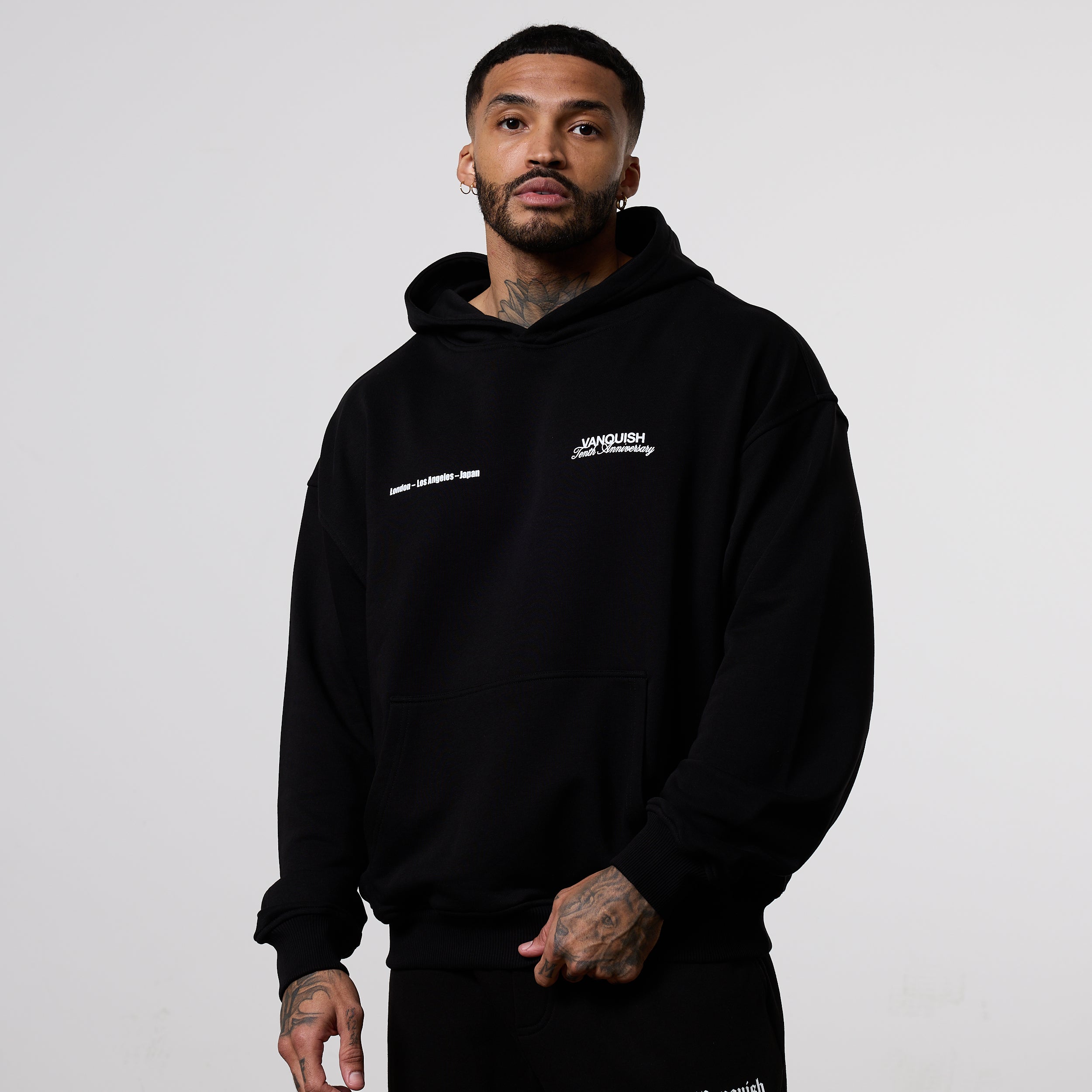 Vanquish TSP Anniversary Black Oversized Hoodie