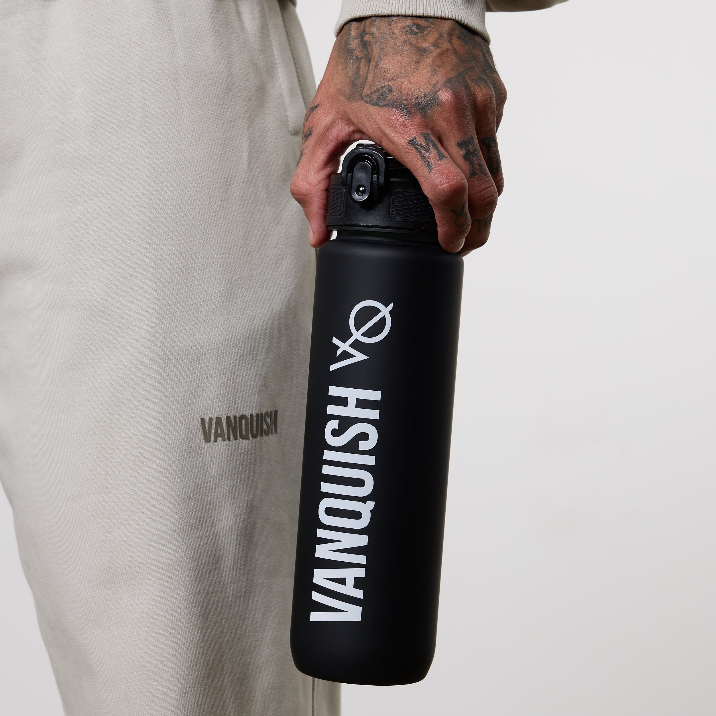 Vanquish Black Water Bottle