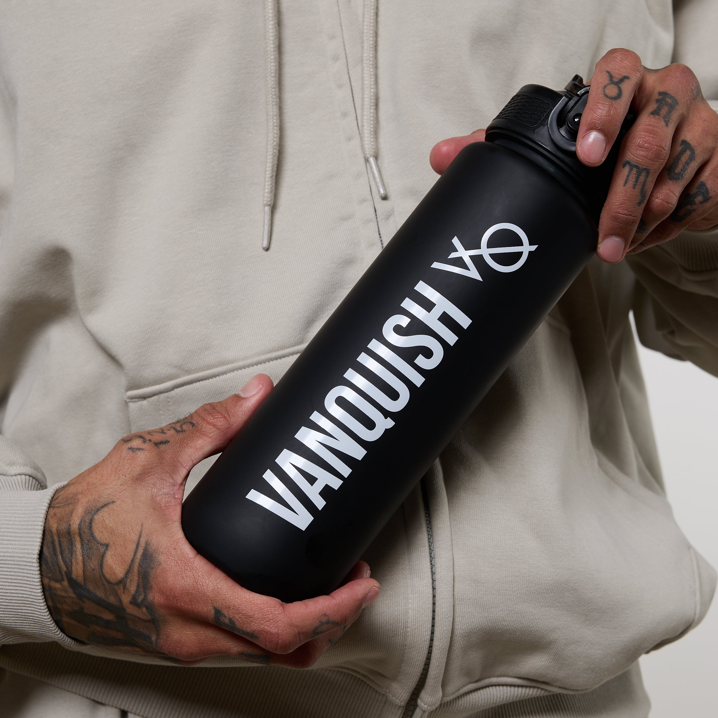 Vanquish Black Water Bottle