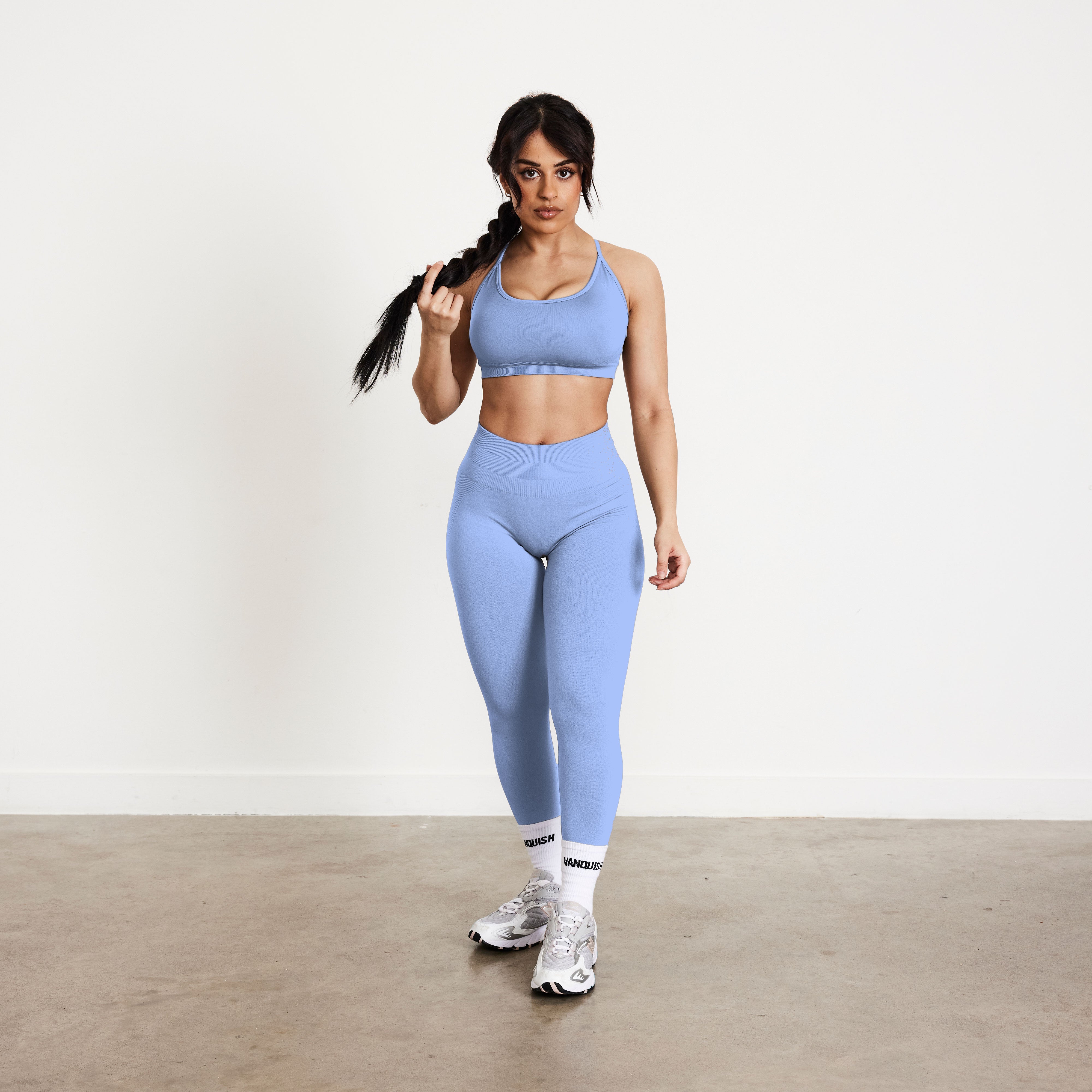 Vanquish Elevate Seamless Petite Sky Blue Leggings