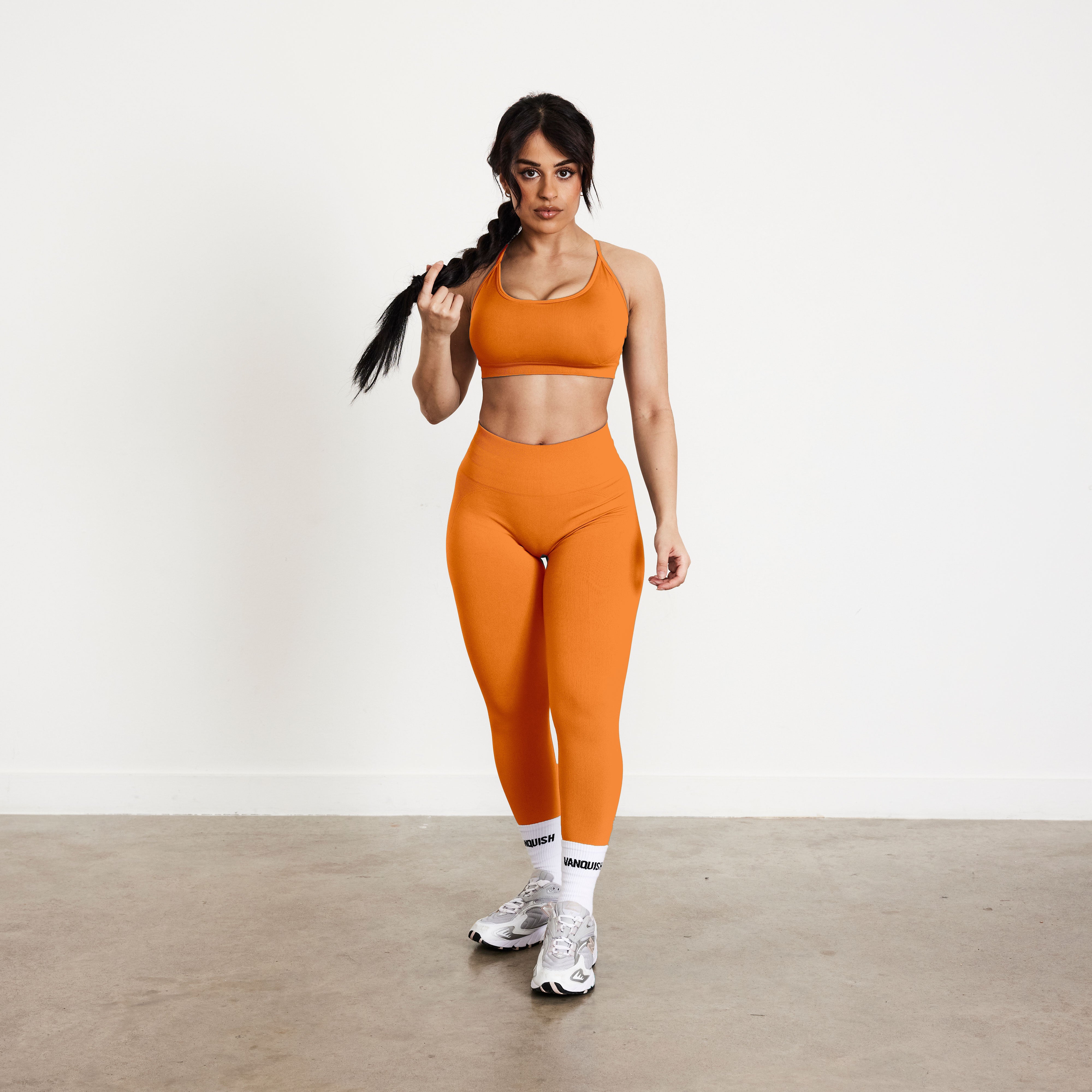 Vanquish Elevate Seamless Petite Orange Leggings