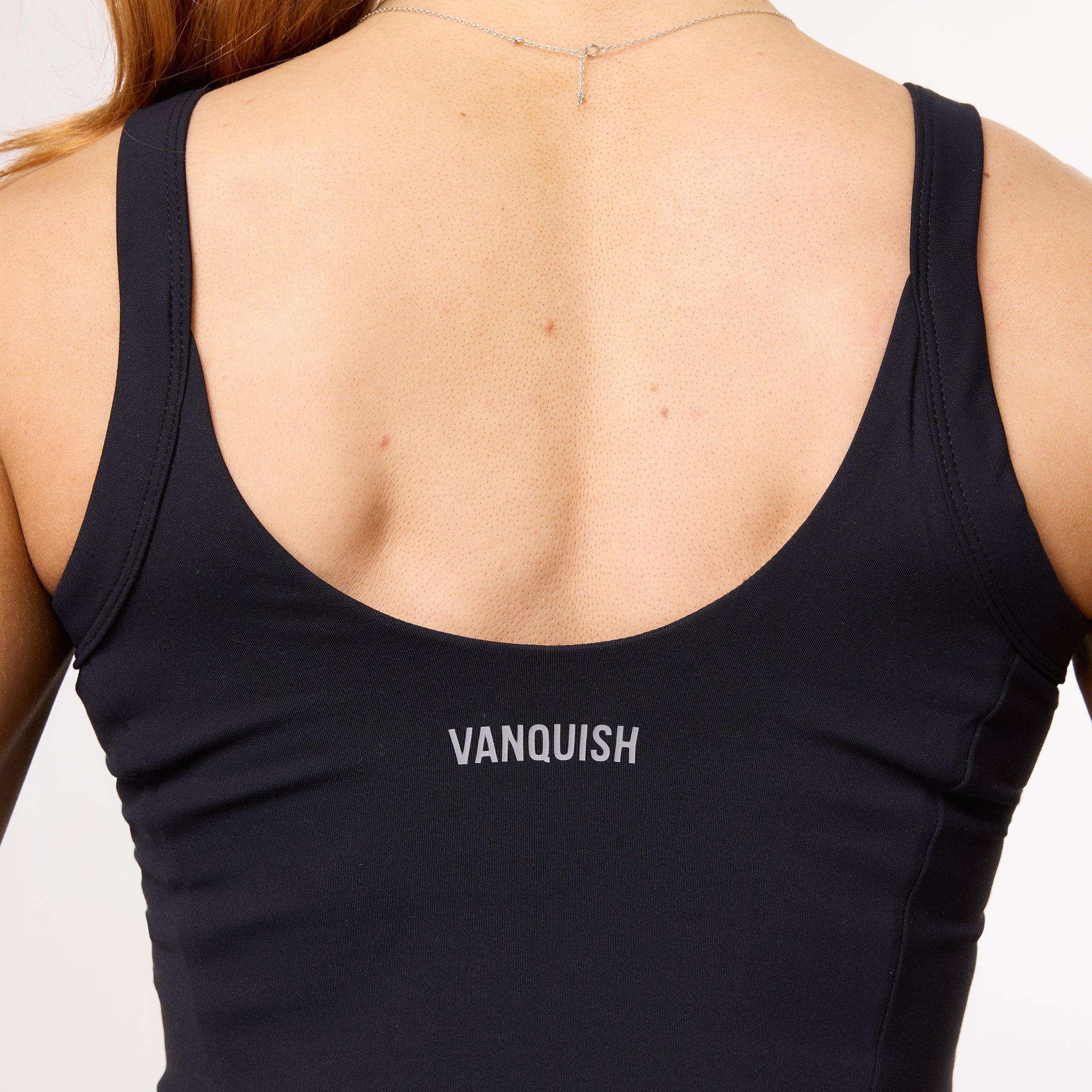 Vanquish Enhance Black Ruched Vest