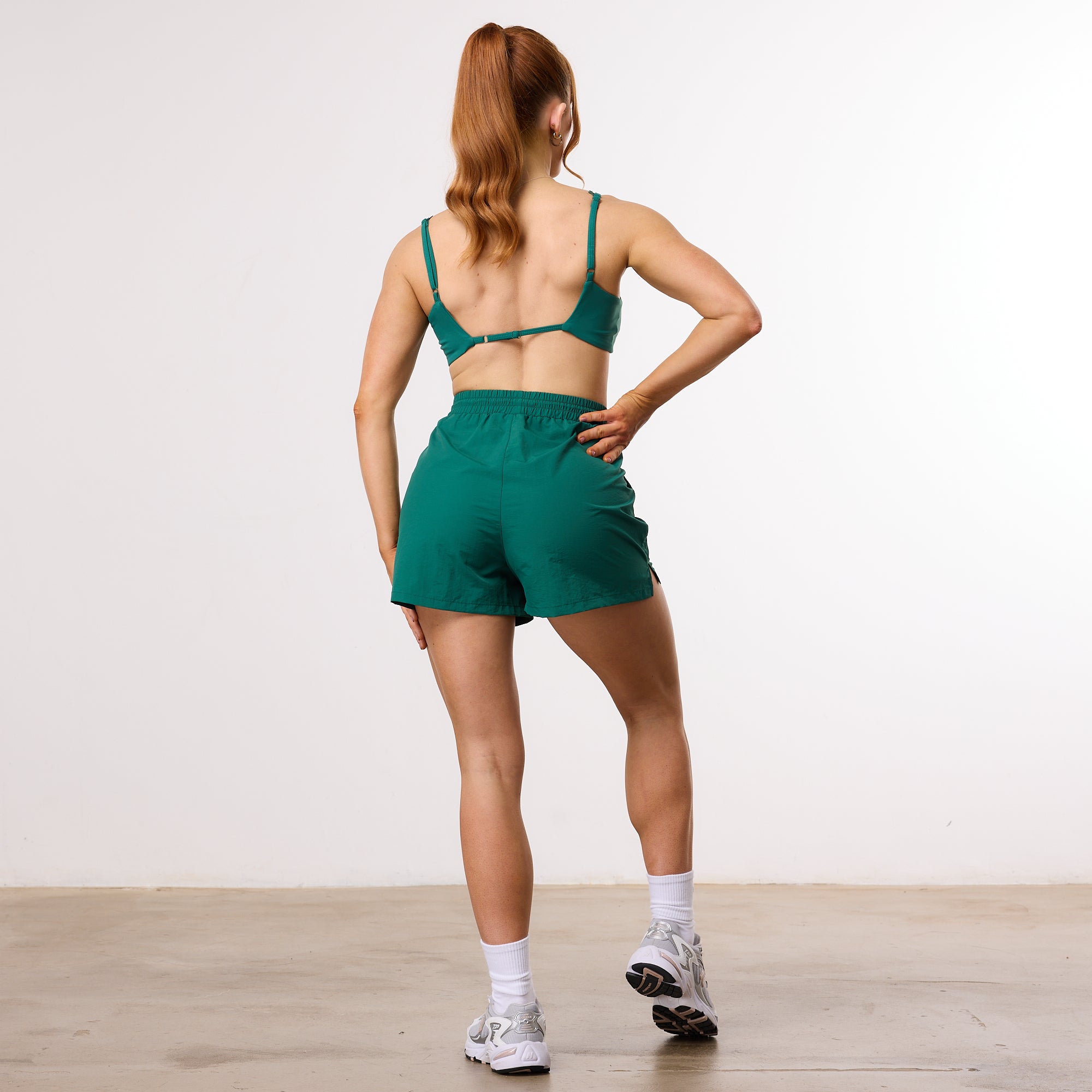 Vanquish Enhance Forest Green Track Shorts