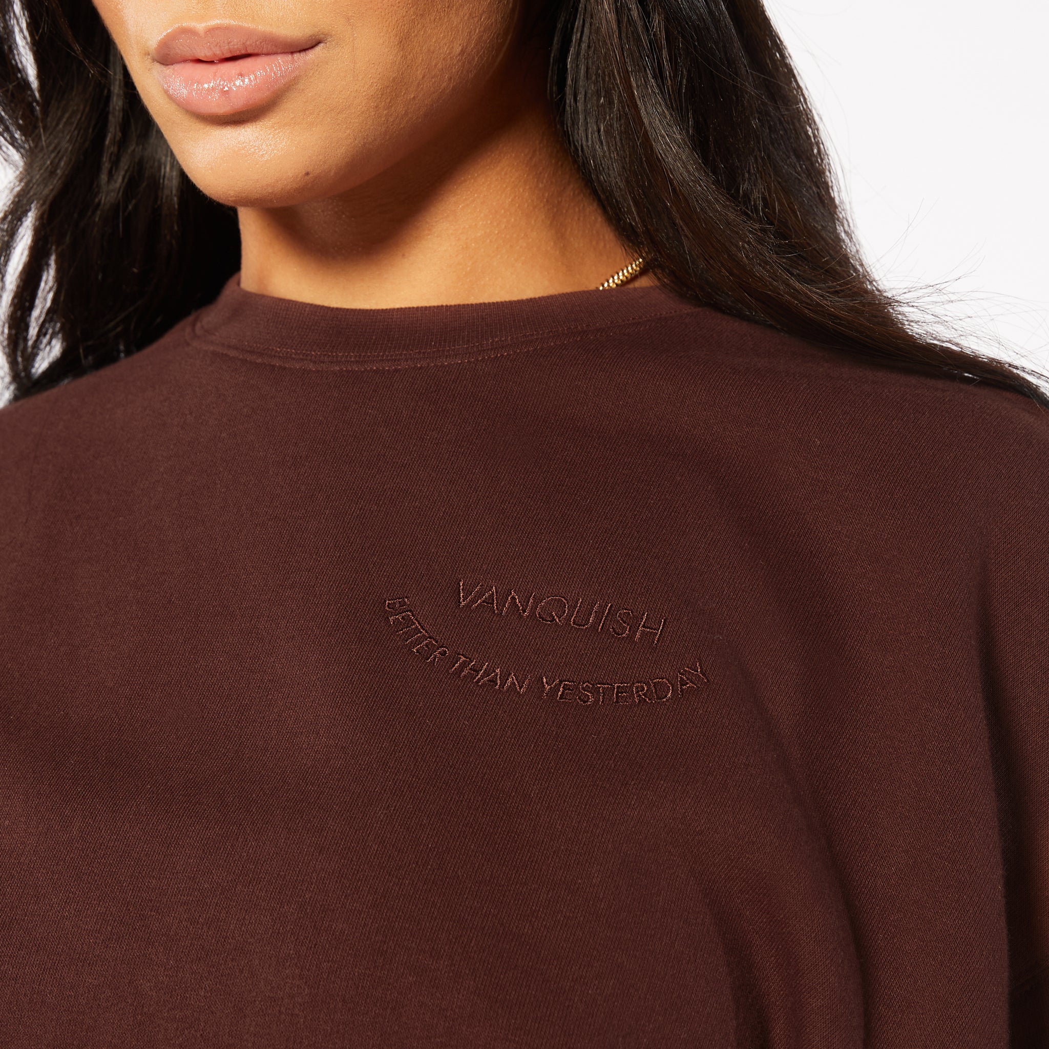 Vanquish Oversized Chocolate Brown Sweater