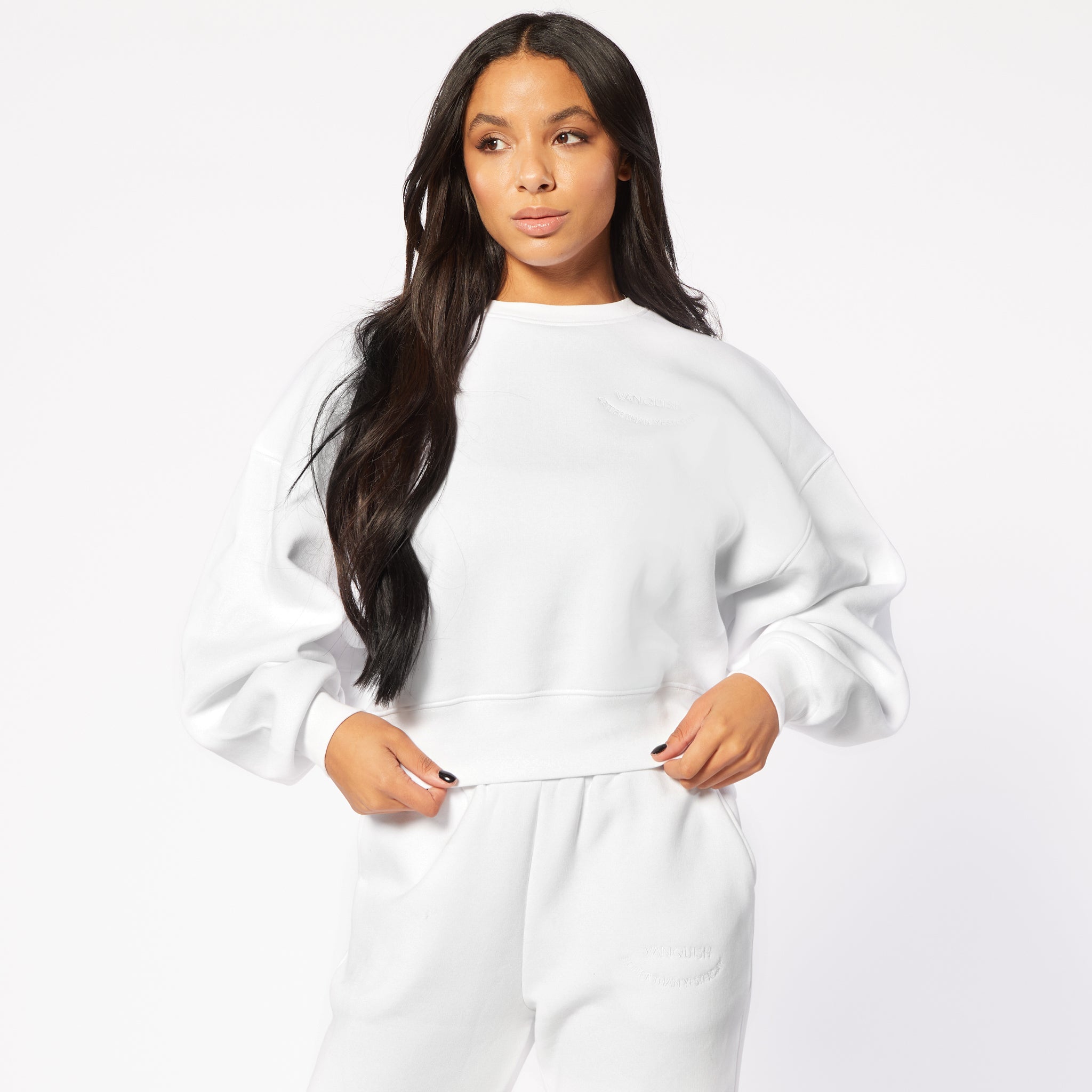 Vanquish Oversized White Sweater