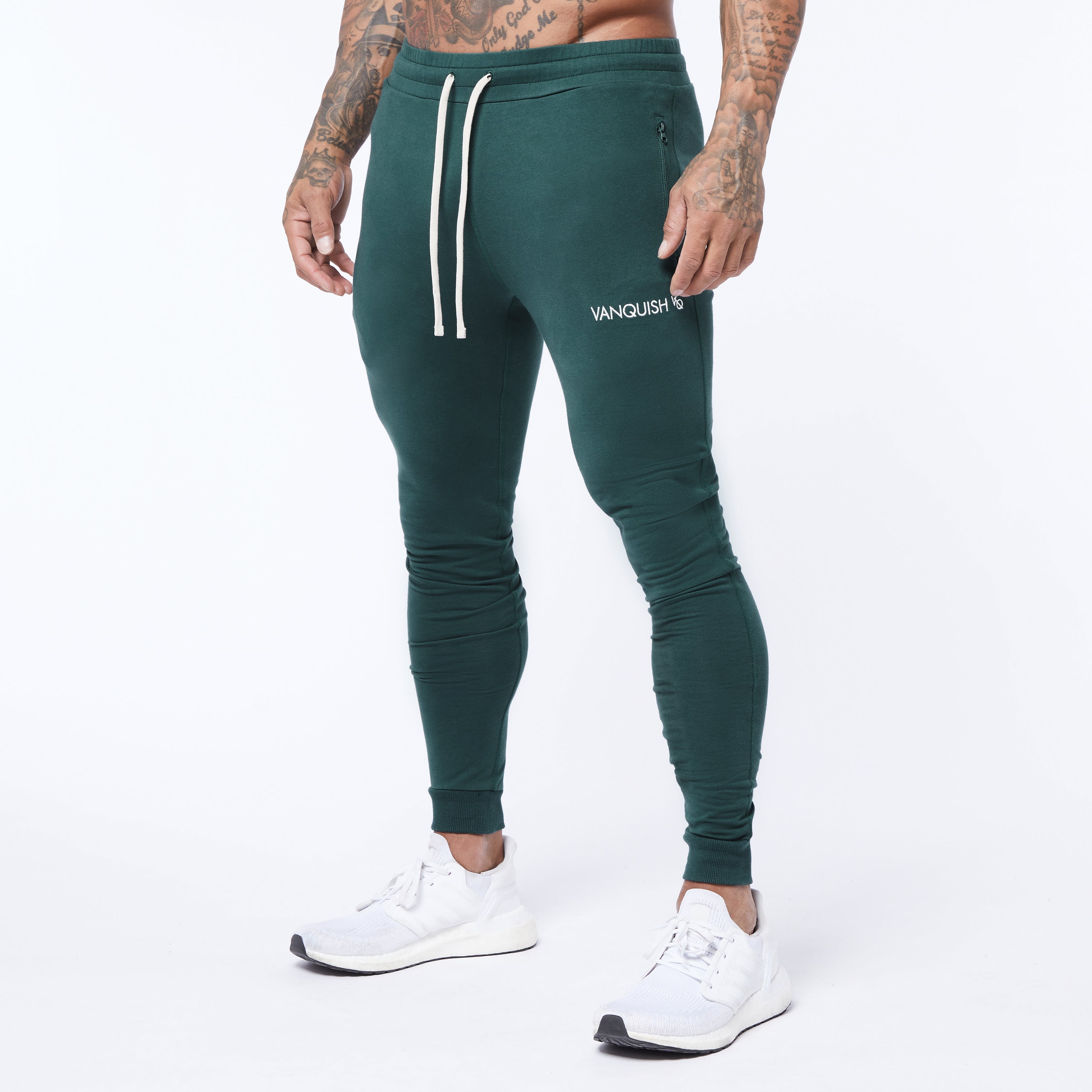 Vanquish Core Forest Green Tapered Sweatpants