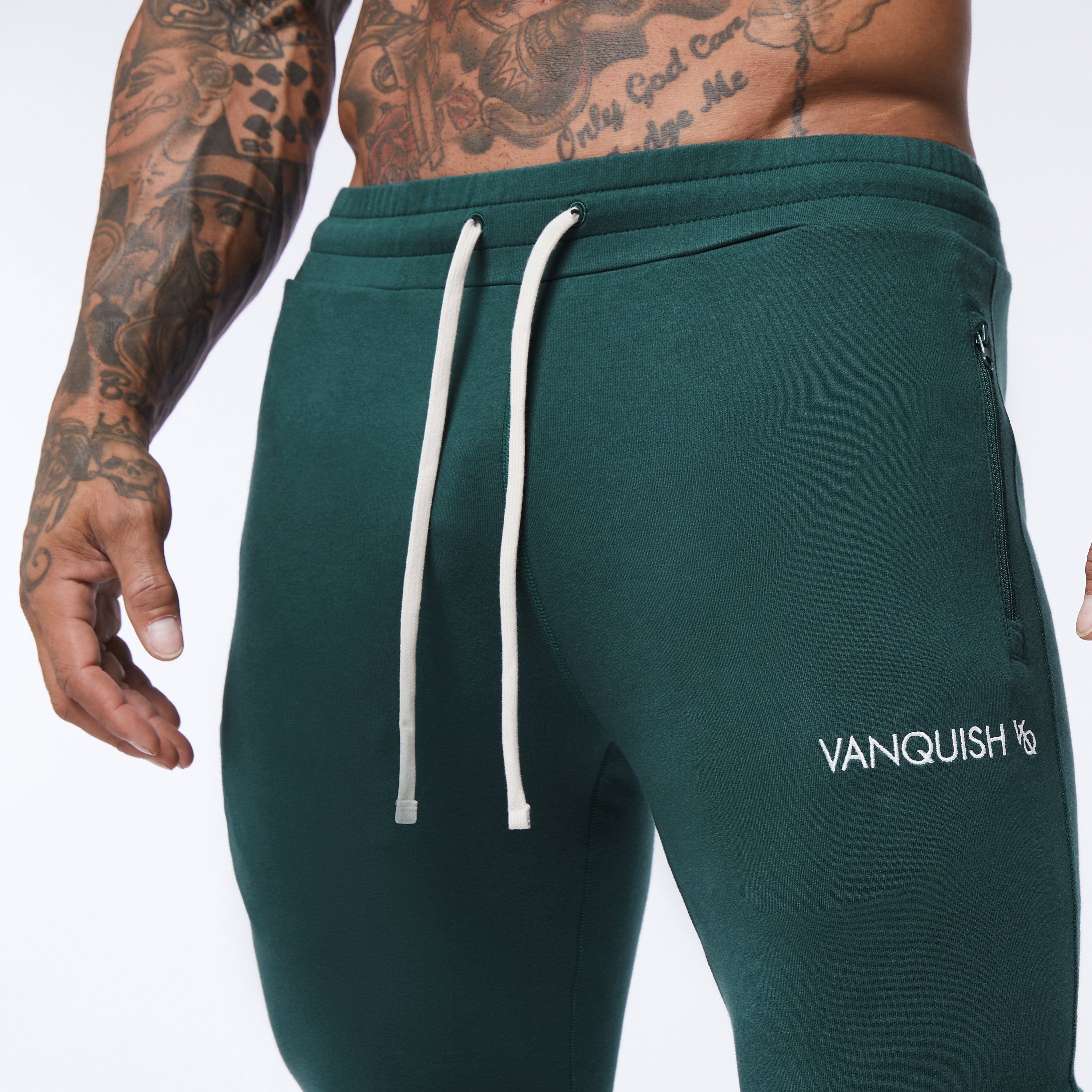 Vanquish Core Forest Green Tapered Sweatpants