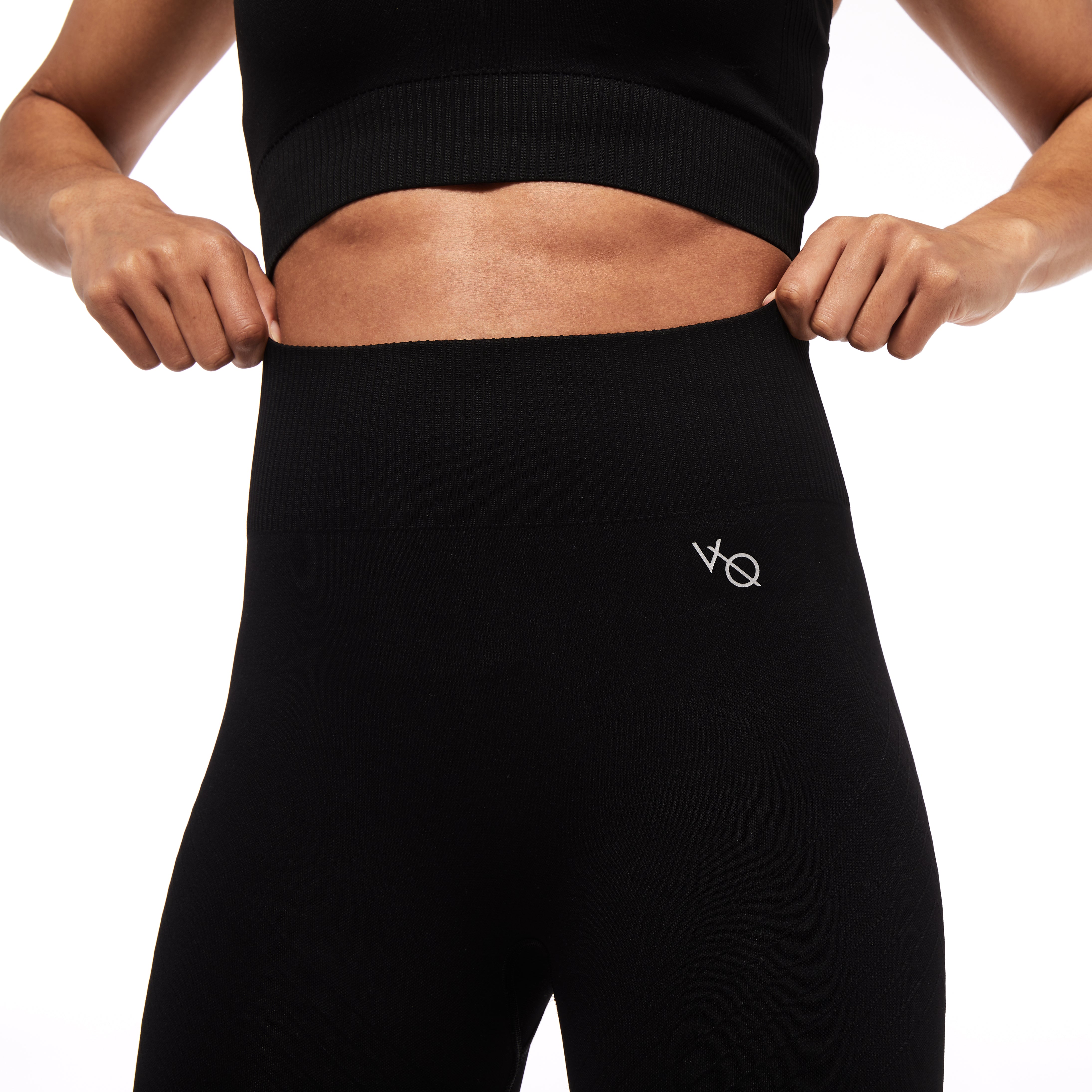 Vanquish Neutral Black Seamless Cycling Shorts