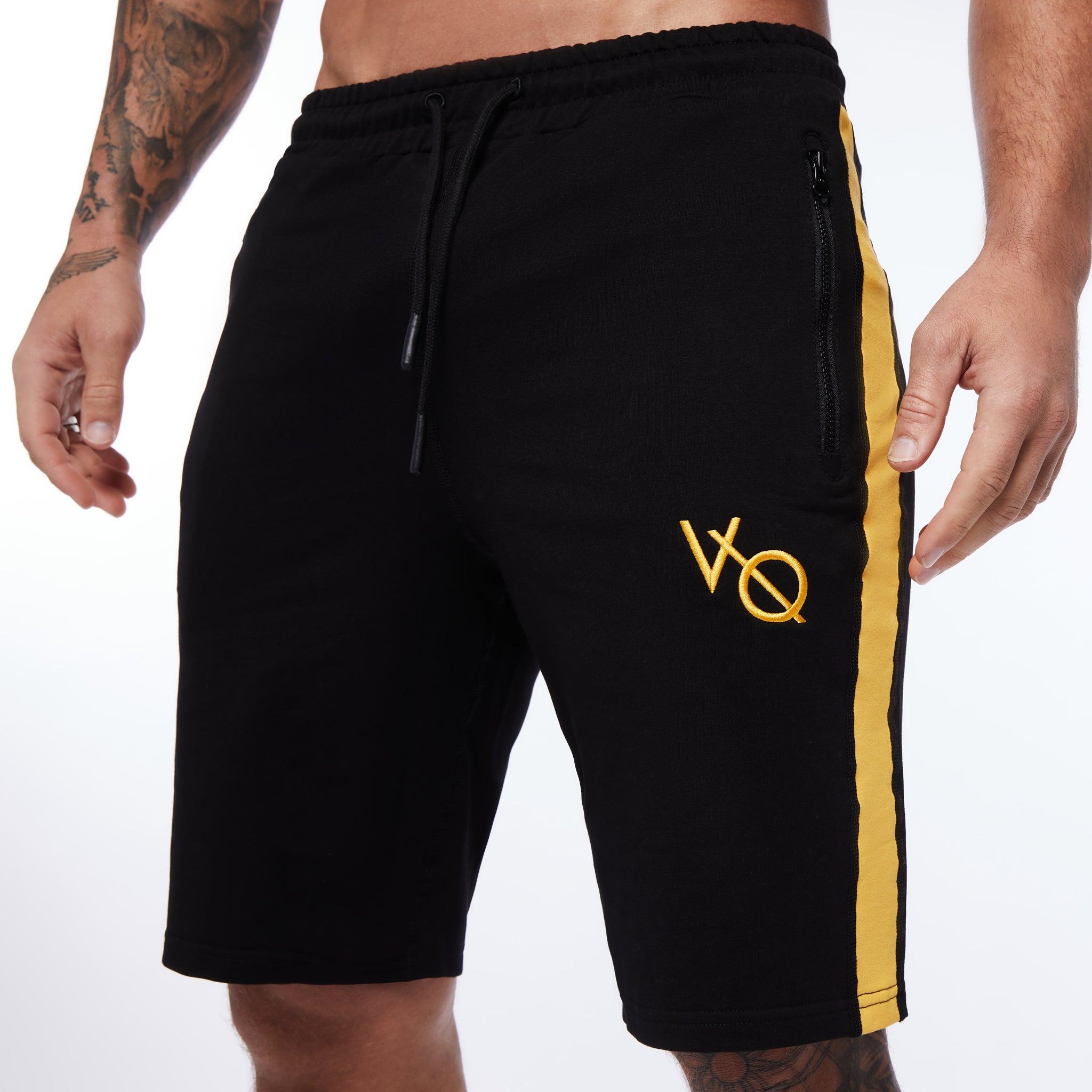 Vanquish Strike Yellow on Black Shorts