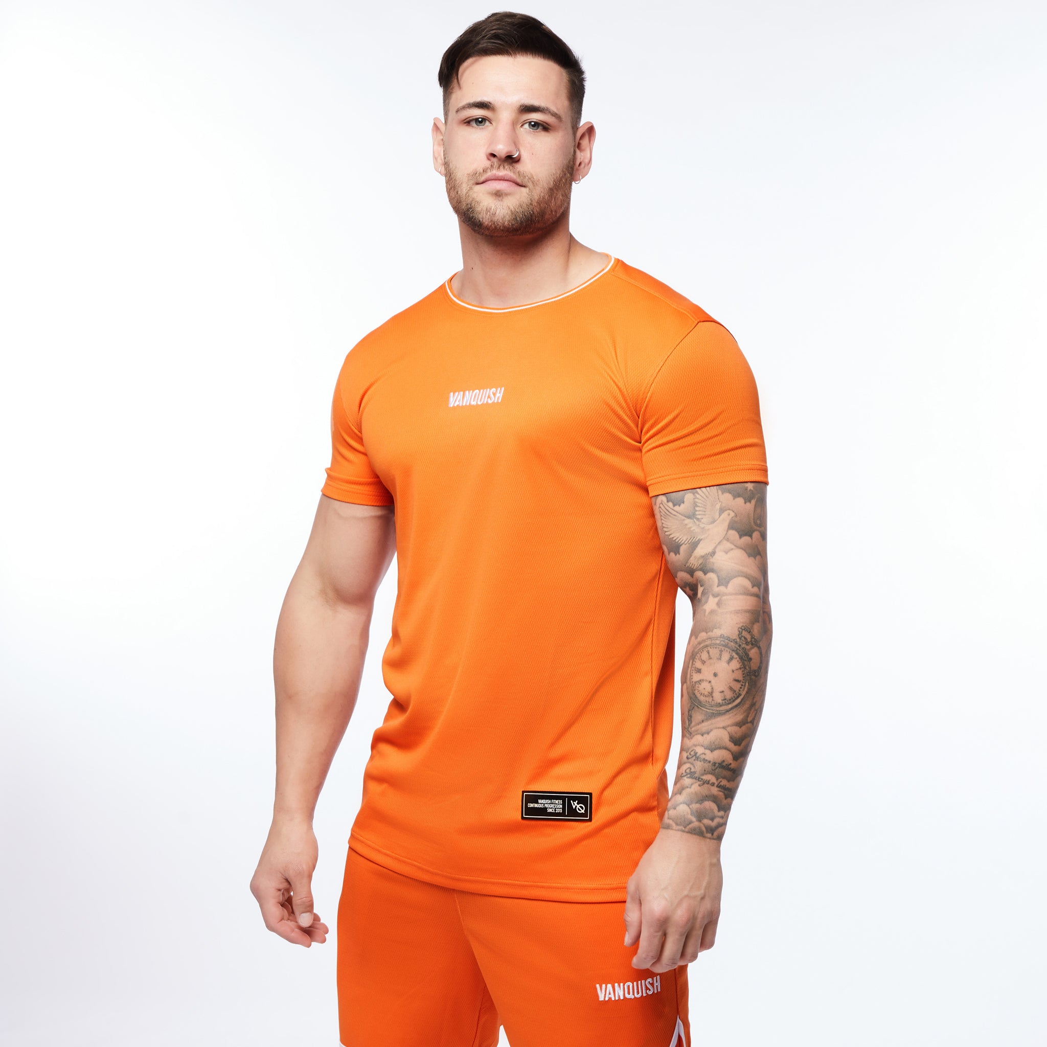 Vanquish Throwback Orange T Shirt