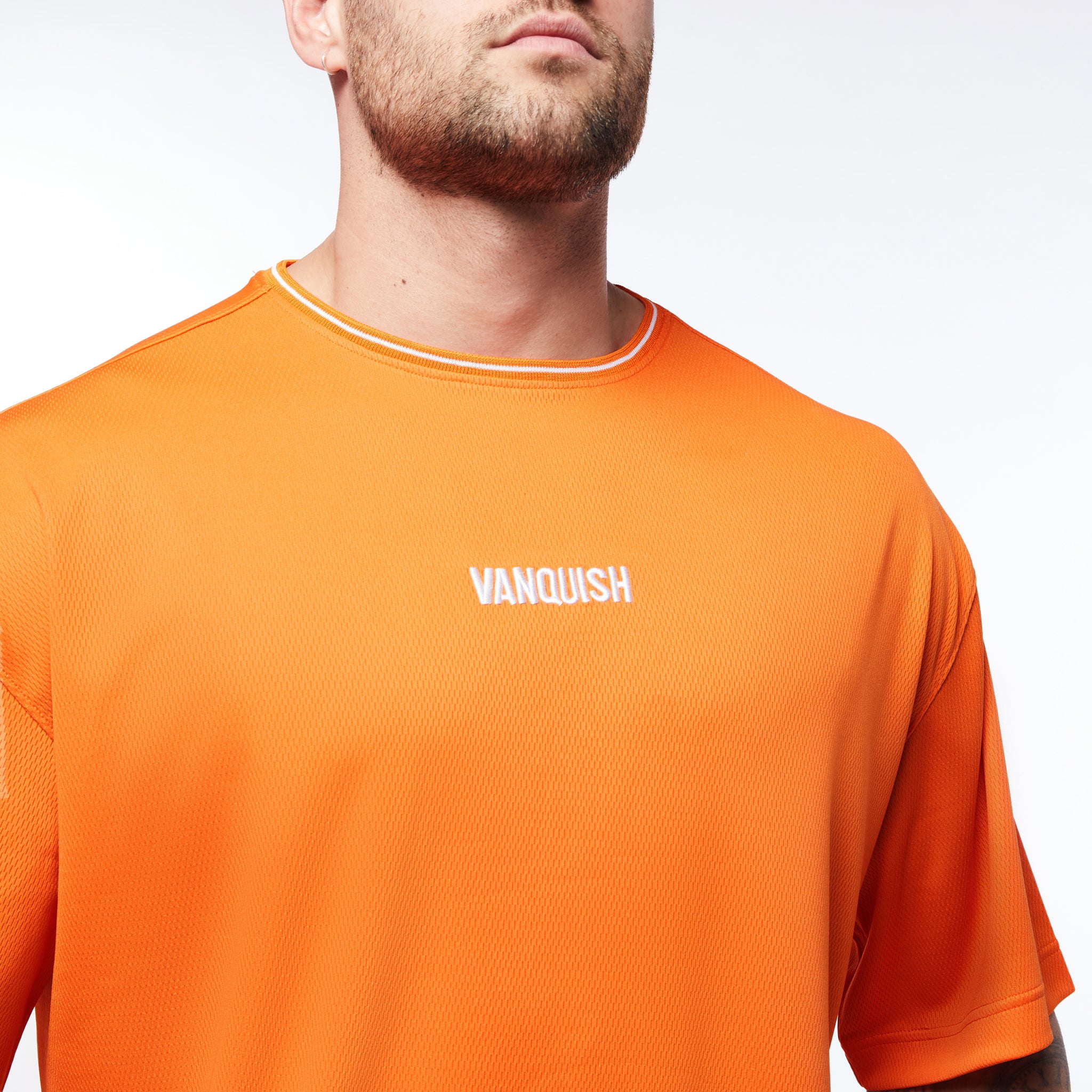 Vanquish Throwback Orange Oversized T Shirt