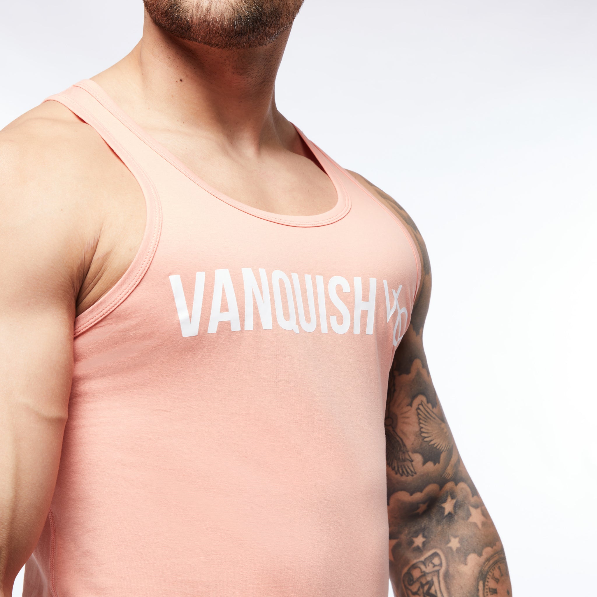 Vanquish Triumph Peach Longline Tank