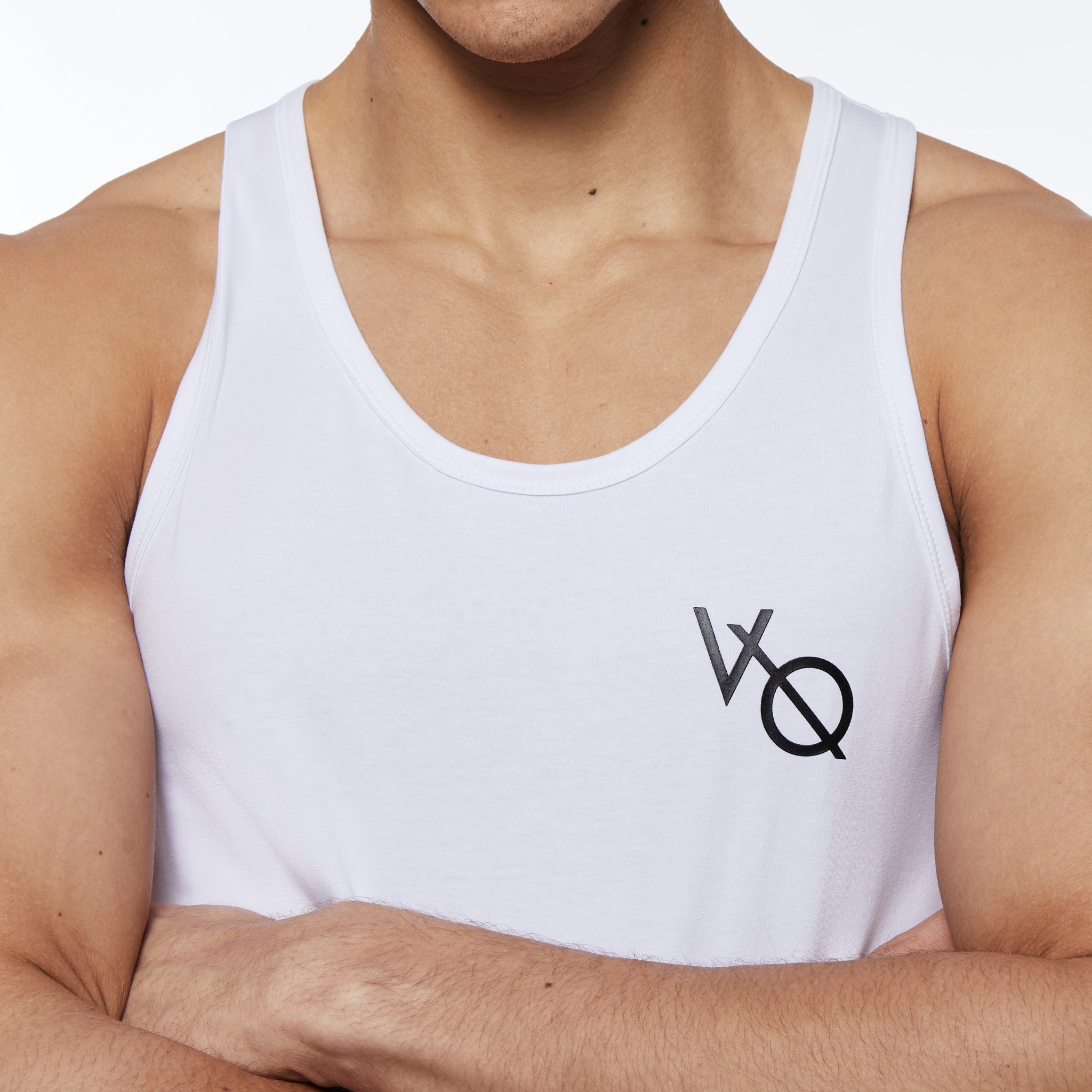 Vanquish Essential SP White Longline Tank