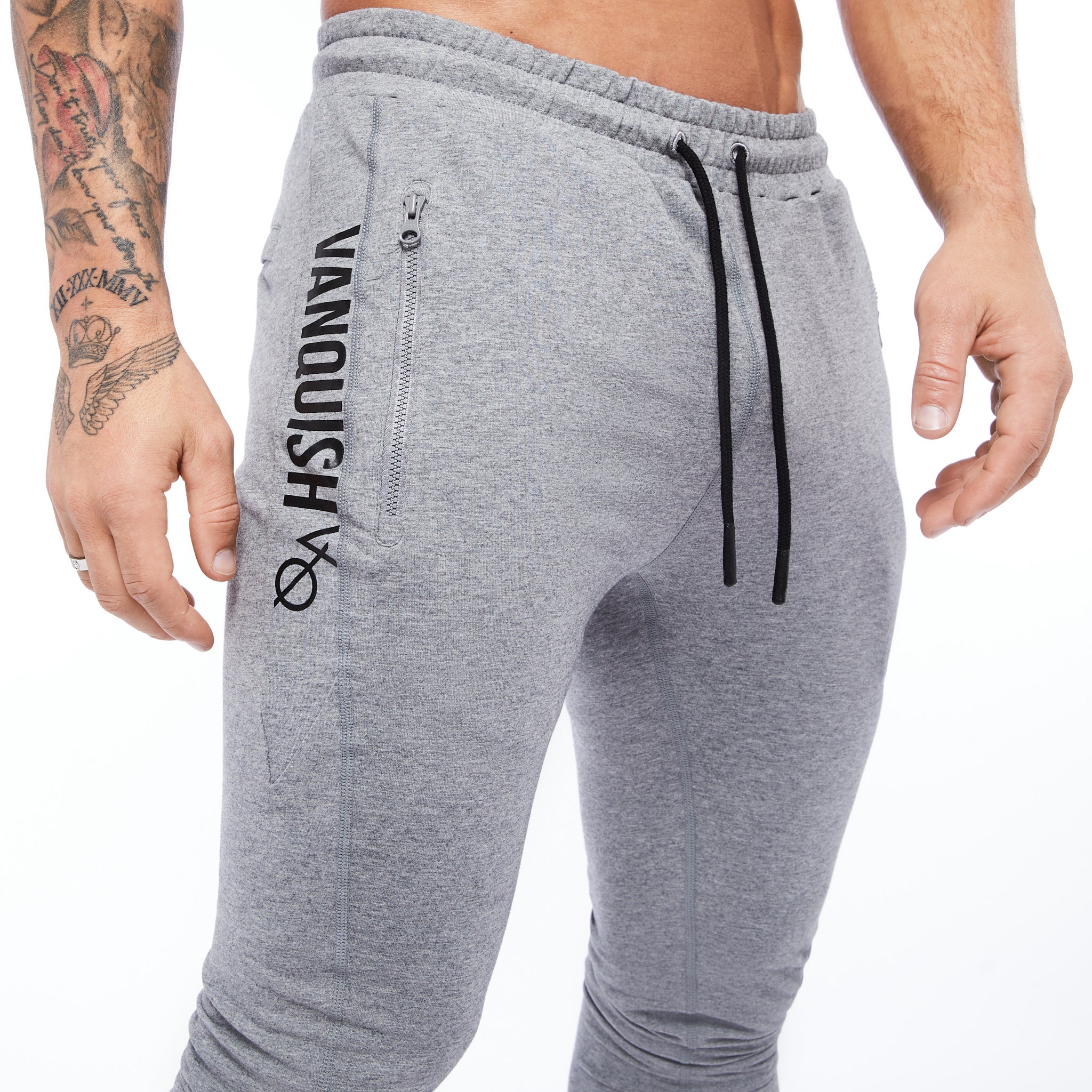 Vanquish Triumph Grey Tapered Sweatpants