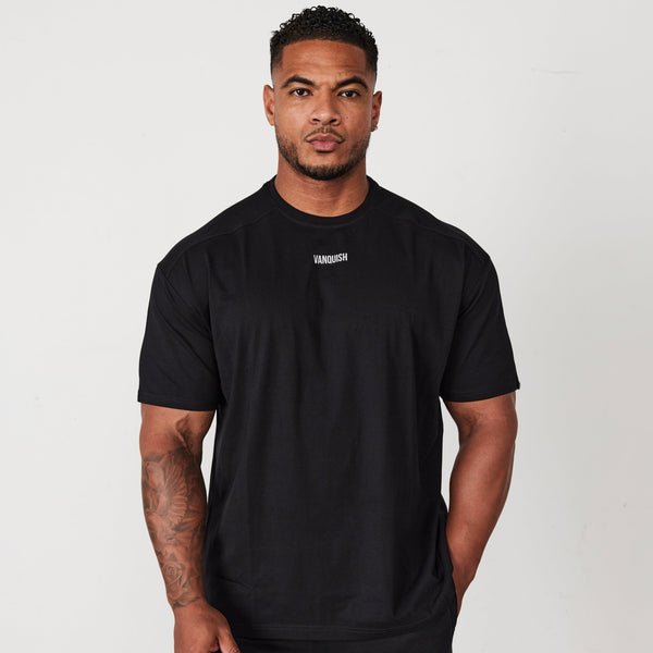 Vanquish Essential Black Oversized T Shirt