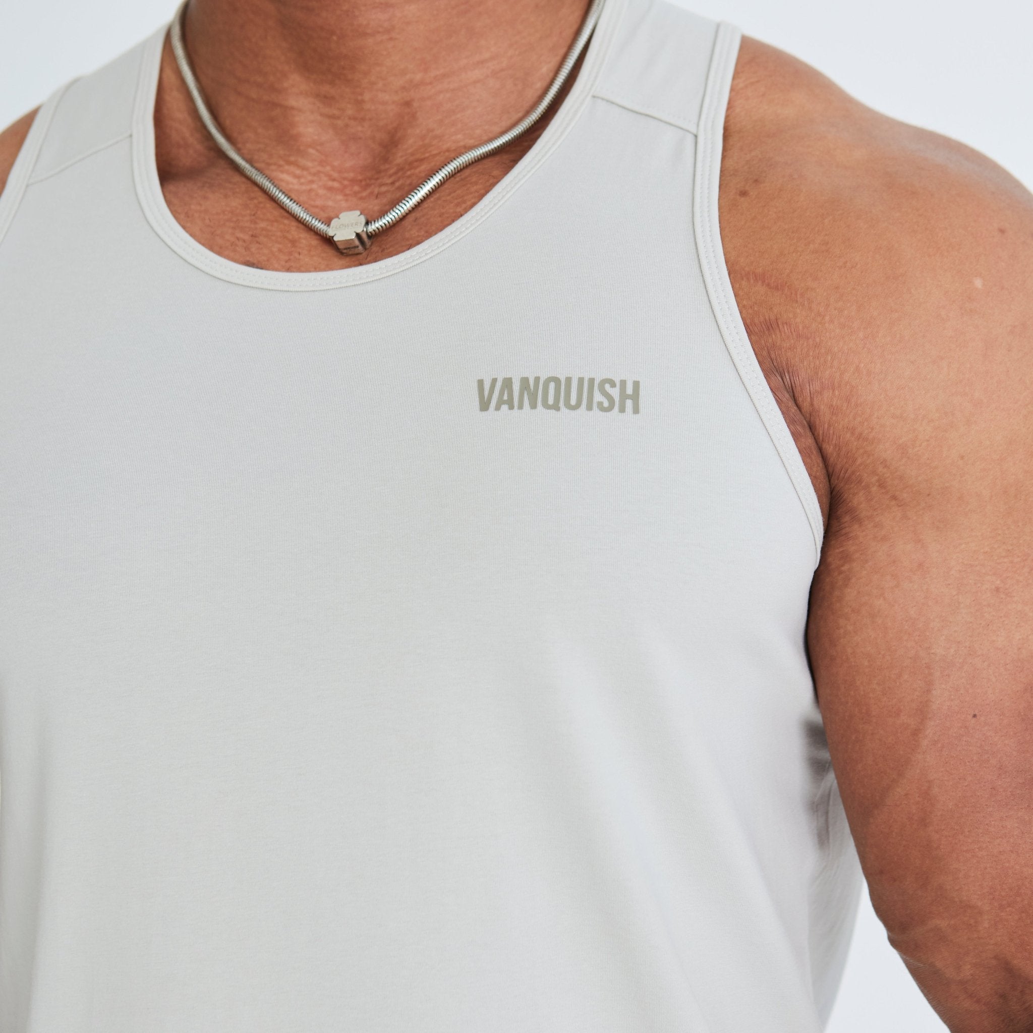 Vanquish Essential Stone Regular Fit Tank Top - Vanquish Fitness