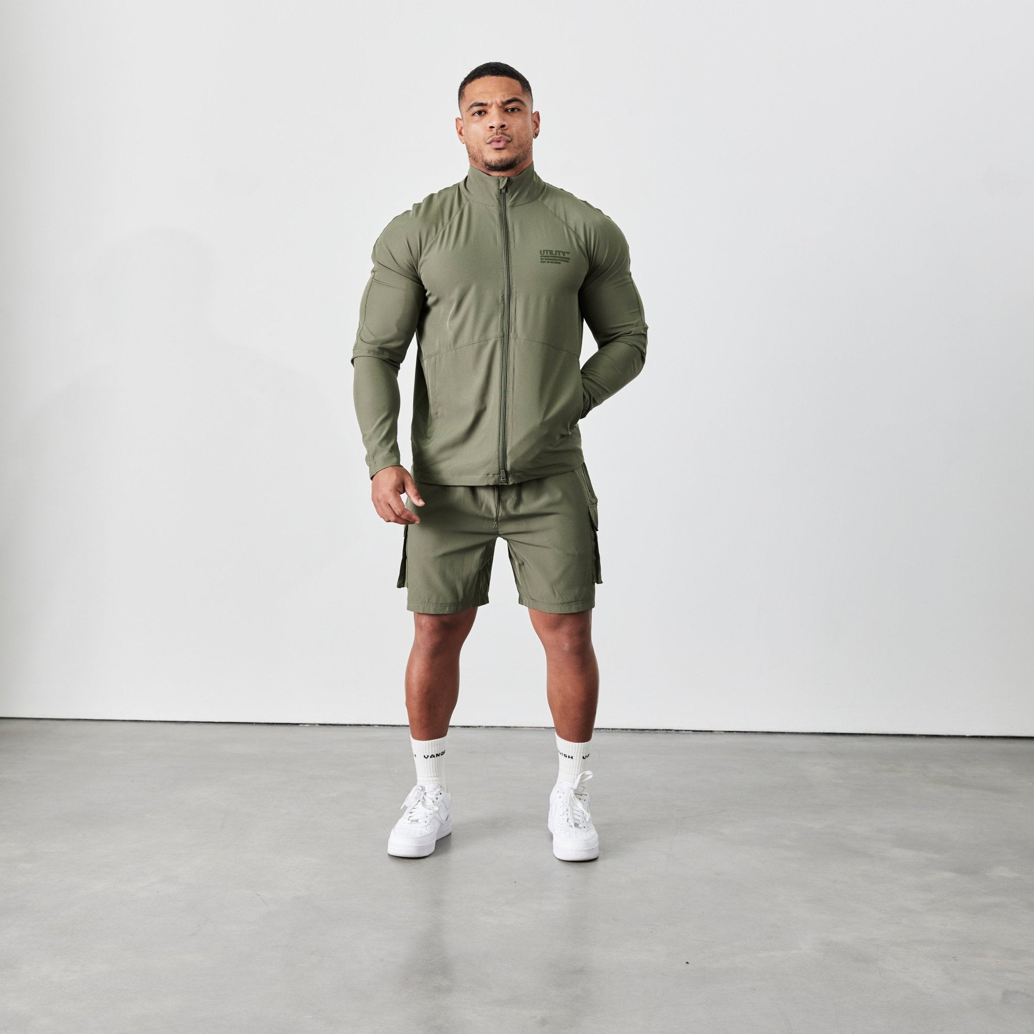 Vanquish Utility V2 Khaki Jacket - Vanquish Fitness