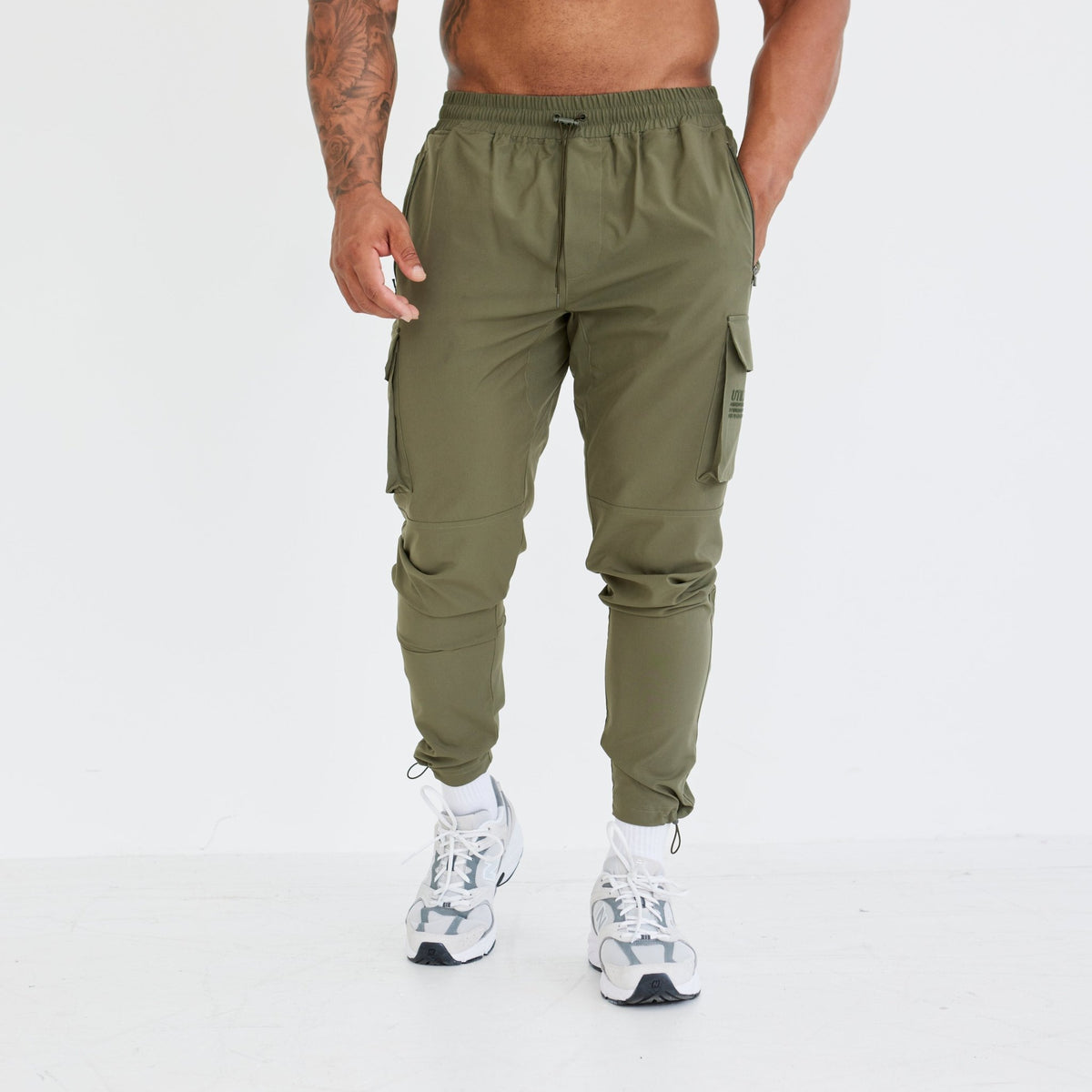 Vanquish Utility V3 Khaki Tapered Cargo Pants Vanquish Fitness